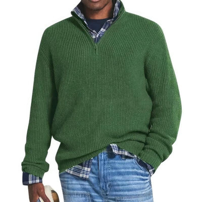 André - Strickpullover mit Reißverschluss