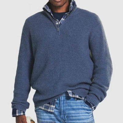 André - Strickpullover mit Reißverschluss
