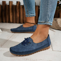Cordania | Damen Komfort Schnür Loafer – Blau