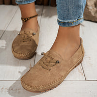 Cordania | Damen Komfort Schnür Loafer – Braun
