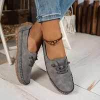 Cordania | Damen Komfort Schnür Loafer – Grau
