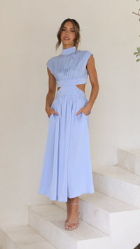 Elegantes Abendkleid – Hellblau