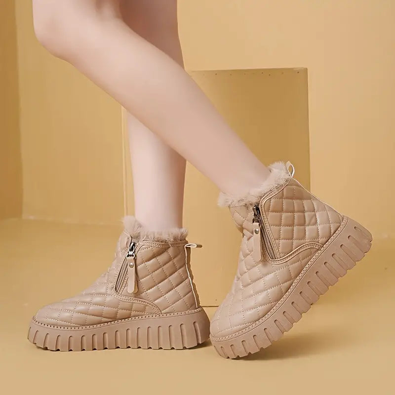 Reithoriae | Bottines Lugano Hivernales in Kaschmir für eleganten Winterstil