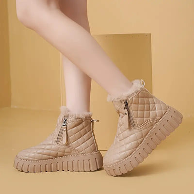 Reithoriae | Bottines Lugano Hivernales in Kaschmir für eleganten Winterstil
