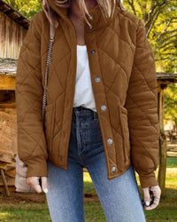 Corima | Modische und stilvolle Steppjacke für Damen – Eleganz und Komfort – Marron
