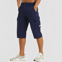 Adrienie - Komfortable Herren-Cargo-Hosen – Dunkelblau