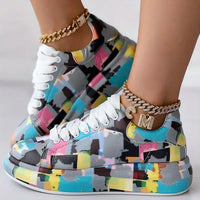Mia | Modische Sneaker Damen für Alltag & Freizeit – Grau