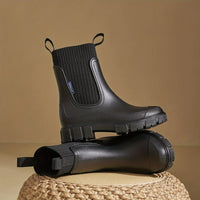 Pluvia™ - Stilvolle Wasserdichte Stiefel für Den Täglichen Gebrauch – Schwarz
