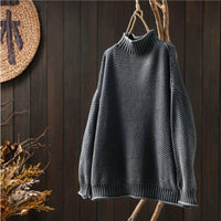 Lara™ | Knitted Sweater – Grau