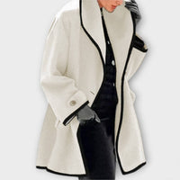 Sherry - Eleganter Trench Mantel – Weiß