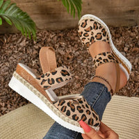 Adriana | Orthopädisch Verstellbar Sandalen – Leo-Muster