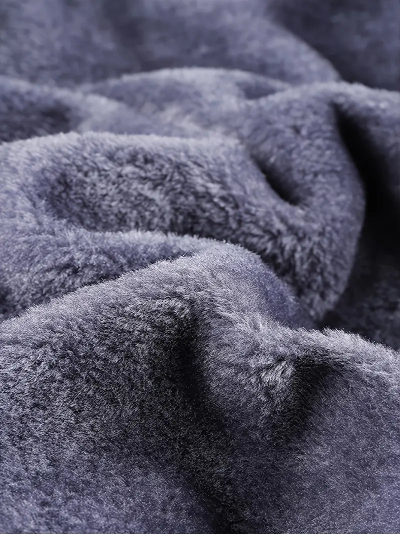 Norman | Herren Winter-Fleecejacke mit Kapuze und Fleece-Innenfutter
