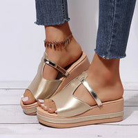 Nirvana | Schicke Sandalen für Frauen – Gold
