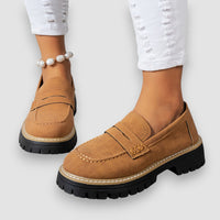 Elevin | Vintage Penny Loafers – Braun