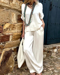 Ophelia | Elegantes zweiteiliges Set – Königliches Beige