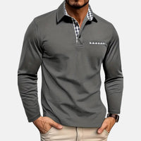 Ricanor™ | Langarm-Polo – Grau