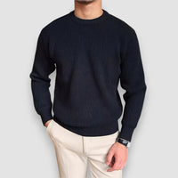 Lumier | Warm Knit Sweater – Marine