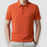 Luca | Short Sleeve Polo Shirt – Orange