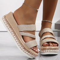 Helga™ | Bequeme Sandalen aus hochwertigen Materialien – Gold