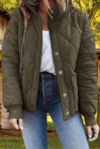 Corima | Modische und stilvolle Steppjacke für Damen – Eleganz und Komfort – Armée Verte