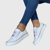 Jolene | Fußgewölbestütze Atmungsaktiv Sneaker – Weiß