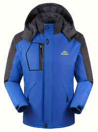 Herren Skijacke | Sportliche Outdoor Skibekleidung – Blau