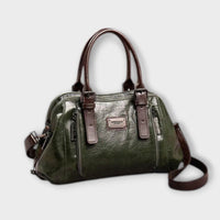 Eleanor | Elegante Vintage Schultertasche – Grün