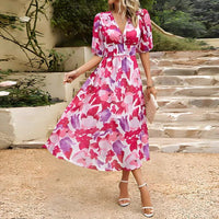 Heidi-Mode | Midi-Kleid – Rote
