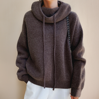 Carmen | Rollkragenpullover – Braun
