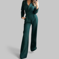 Damen anspruchsvoller Jumpsuit | Eleganter – Grün