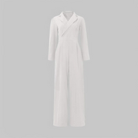 Damen anspruchsvoller Jumpsuit | Eleganter – Weiß