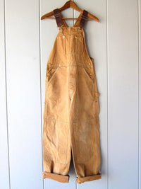 Sophie | Damen Baumwoll-Overall mit verstellbaren Trägern weite Passform – Camel