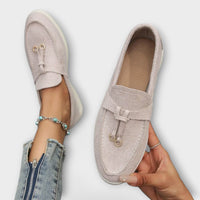 Gamila - Elegante Loafer – Beige