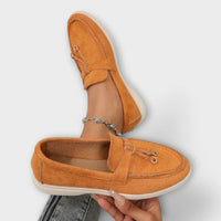 Gamila - Elegante Loafer – Orange