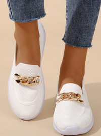 Damen elegante atmungsaktive Schuhe | Bequeme – Weiß