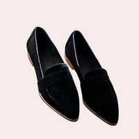 Damen elegante stylische Loafer | Sommer – Schwarz