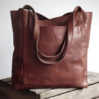 Damen elegante Umhängetasche | Designer – Dunkelbraun