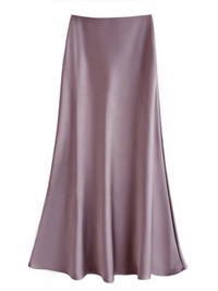 Damen eleganter Maxirock | Lang – Lila