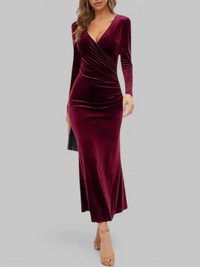 Damen elegantes langes Abendkleid | Maxi – Rot