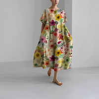 Damen Geblümtes Mutterschaft Sommerkleid | Midi – Butterblume