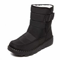 Marie | Damen Gefütterte Wasserdichte Rutschfeste Thermostiefel – Schwarz