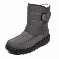 Marie | Damen Gefütterte Wasserdichte Rutschfeste Thermostiefel – Grau