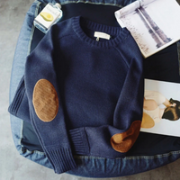 Damen gemütlicher Vintage-Pullover | Warmer – Blau