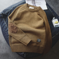 Damen gemütlicher Vintage-Pullover | Warmer – Khaki