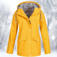 Damen Winter Regenjacke | Wasserdichte – Gelb