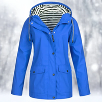 Damen Winter Regenjacke | Wasserdichte – Blau