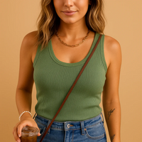 Damen klassisches Sommer-Top | Elegante – Grün