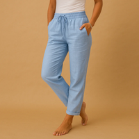 Damen leichte Sommerhosen | Sommer – Blau