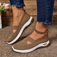 Amelie | Damen Orthopädische Atmungsaktive Slip-On Komfort-Sandalen – Braun