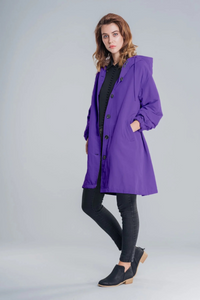 Damen Outdoor-Regenjacke | Wasserdicht – Lila